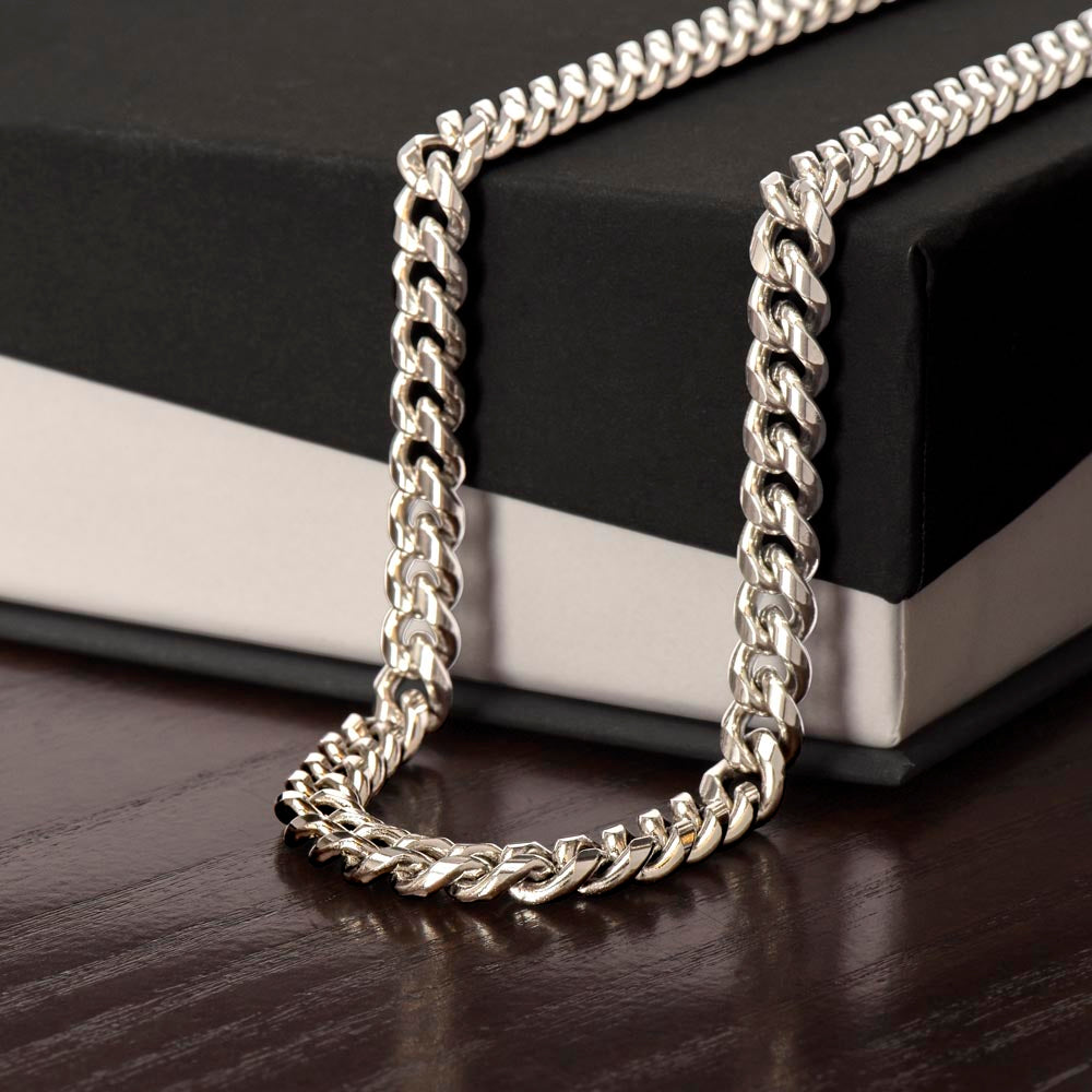 Cuban Link Chain for Him – Bold Gift for Men  Stainless Steel or 14K Gold  Birthday, Anniversary, or Just Because